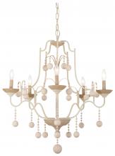 Minka-Lavery 2665-717 - COLONIAL CHARM - 5 LIGHT CHANDELIER