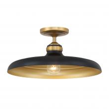 Minka-Lavery 3936-876 - CROWNE - 1 LIGHT SEMI FLUSH