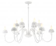 Minka-Lavery 5908-655 - NORTH FORK - 12 LIGHT TWO TIER CHANDELIER