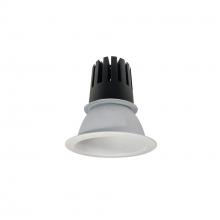 Nora NC3-41L427FMPW - 4" Sapphire III Round Open Reflector, 3500lm, 2700K, Flood Optic, Matte Powder White