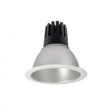 Nora NC3-61L427FHZMPW - 6" Sapphire III Round Open Reflector, 3500lm, 2700K, Flood Optic, Haze Reflector/Matte Powder