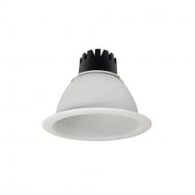 Nora NC3-61L140FMPW/EMI - 6" Sapphire III Round Open Reflector for Integral EM Test Switch, 900lm, 4000K, Flood Optic,