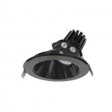 Nora NC3-69L330NBB - 6" Sapphire III Round Adjustable Reflector, 2500lm, 3000K, Narrow Flood Optic, Black