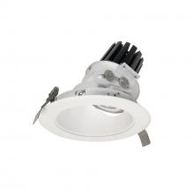Nora NC3-69L435NMPW - 6" Sapphire III Round Adjustable Reflector, 3500lm, 3500K, Narrow Flood Optic, Matte Powder