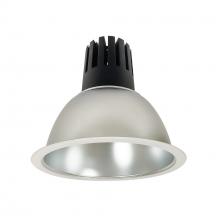 Nora NC3-81L335FDMPW - 8" Sapphire III Round Open Reflector, 2500lm, 3500K, Flood Optic, Diffused Clear Reflector/Matte