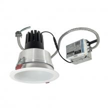 Nora NCR3-61L540FC01MPW - 6" Sapphire III Retrofit, Matte Powder White Reflector/Matte Powder White Flange, 120V; 0-10V