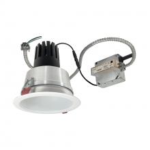 Nora NCR3-61L335FP01MPW - 6" Sapphire III Retrofit, Matte Powder White Reflector/Matte Powder White Flange, 120V; Phase