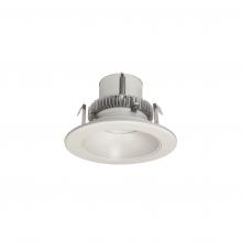 Nora NLCBC2-45130WW/A - 4" Cobalt Click Round Retrofit Reflector, 750lm / 10W, 3000K, White Reflector / White Flange