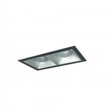 Nora NMIOT-12-B-AA-40X-10-HZ - Iolite MLS 2-Head Trim Kit, Black Flange, 4000K, 1000lm, Haze Adj. Snoot Trims