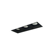 Nora NMIOTL-13-NF-FFF-27X-10-B - Iolite MLS 3-Head Trimless Reflector Kit, 2700K, 1000lm, Black Fixed Downlt. Trims