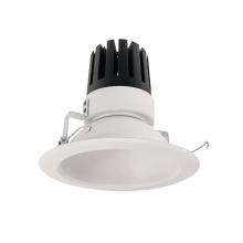 Nora NRM3-61L430NWW - 6" Marquise III Round Open Reflector, 2500lm, 3000K, Narrow Flood Optic, White Reflector/White