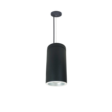 Nora NYLD2-6C10135HZWB4AC - 6" Cobalt Cable Mount Cylinder, Black, 1000L, 3500K, Haze/White Reflector, 120V Triac/ELV/0-10V