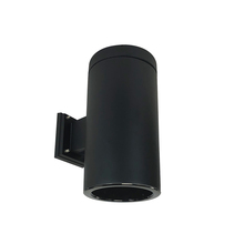 Nora NYLS3-6W1L440FP01BBB - 6" Sapphire III Wall Mount Black Cylinder, Black Reflector/Black Flange, 120V; Phase Dimming,