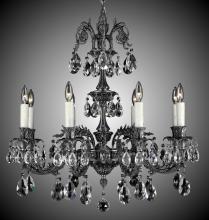 American Brass & Crystal CH2003-O-07G-ST - 8 Light Finisterra Chandelier