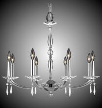 American Brass & Crystal CH5326-SP-38G-ST - 8 Light Kensington Chandelier