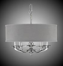 American Brass & Crystal CH5424-36G-ST-GL - 19 inch Kensington Drum Shade Chandelier
