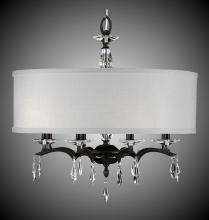 American Brass & Crystal CH5604-G-36G-ST-PG - 28 inch Kaya Drum Shade Chandelier