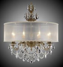 American Brass & Crystal CH6542-O-04G-ST-HL - 8 Light Llydia Chandelier