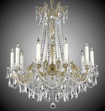 American Brass & Crystal CH9285-A-13S-PI - 10 Light Crystella Chandelier