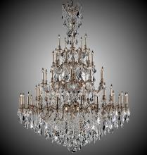 American Brass & Crystal CH9325-A-05S-ST - 55 Light Elise Chandelier