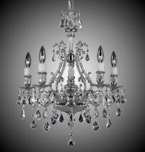 American Brass & Crystal CH9630-A-01G-PI - 5 Light Chateau Chandelier