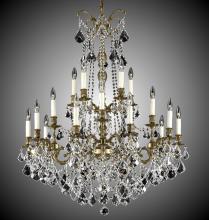 American Brass & Crystal CH9865-OTK-21S-PI - 5+15 Light Sterling Chandelier