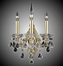 American Brass & Crystal WS9393-A-07G-08G-ST - 3 Light Venetian Wall Sconce