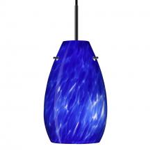 Besa Lighting 1JT-412686-BK - Besa Pera 9 Pendant Black Blue Cloud 1x100W MAX E26 Base
