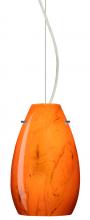 Besa Lighting 1KX-4126HB-SN - Besa Pera 9 Cable Pendant Habanero Satin Nickel 1x100W Medium Base