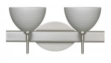Besa Lighting 2SW-4679TN-SN - Besa Wall Brella Satin Nickel Titan 2x40W G9