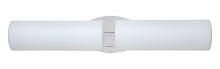 Besa Lighting 2WM-770107-LED-CR - Besa Wall Baaz Chrome Opal Matte 2x5W LED