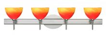 Besa Lighting 4SW-4679SL-SN - Besa Wall Brella Satin Nickel Solare 4x40W G9