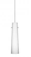 Besa Lighting XP-567407-SN - Besa Camino Pendant Satin Nickel Opal Matte 1x50W Halogen