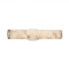 Justice Design Group ALR-8651-CROM - Eliptical 20" ADA Linear LED Wall/Bath