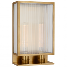 Visual Comfort & Co. Signature Collection BBL 2182SB-CRB - York 16" Double Box Sconce