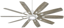 Minka-Aire F864L-WHF/SVG - 65" CEILING FAN W/LED LIGHT KIT