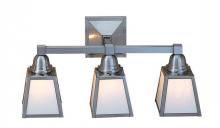 Arroyo Craftsman AS-3TF-RB - a-line shade 3 light sconce with t-bar overlay