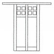 Arroyo Craftsman GW-18OF-RC - 18" glasgow flush wall mount