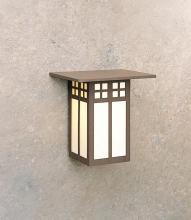 Arroyo Craftsman GW-9M-BZ - 9" glasgow flush wall mount