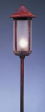 Arroyo Craftsman LV12-B6LTN-P - low voltage 6" berkeley long body stem mount