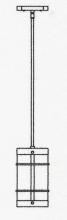 Arroyo Craftsman VSH-7NRRM-BZ - 7" valencia stem mount pendant - no roof