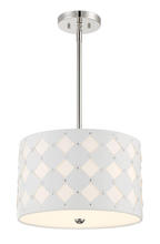 Minka George Kovacs P5339-613 - 3 LIGHTS, LEATHER PENDANT