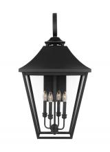 Visual Comfort & Co. Studio Collection OL14405TXB - Galena Traditional 4-Light Outdoor Exterior Extra Large Lantern Sconce Light