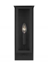 Visual Comfort & Co. Studio Collection TFO1001TXB - Dresden Casual 1-Light Outdoor Exterior Medium Lantern Sconce Light