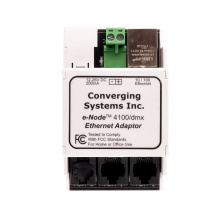 Diode Led DI-CS-DMX-ENODE4100 - Converging Systems E-NODE 4100, DMX Internet Protocol Adapter MKIV - for operation with Lutron